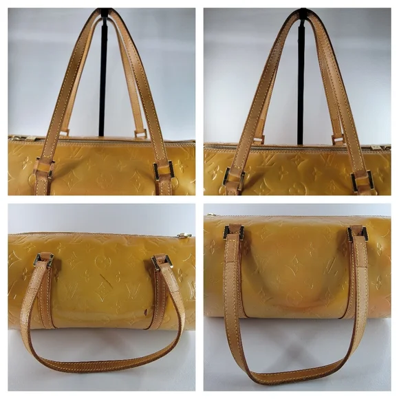 LOUIS VUITTON Monogram Papillon Vernis Patent Leather Handbag - Picture 5 of 11